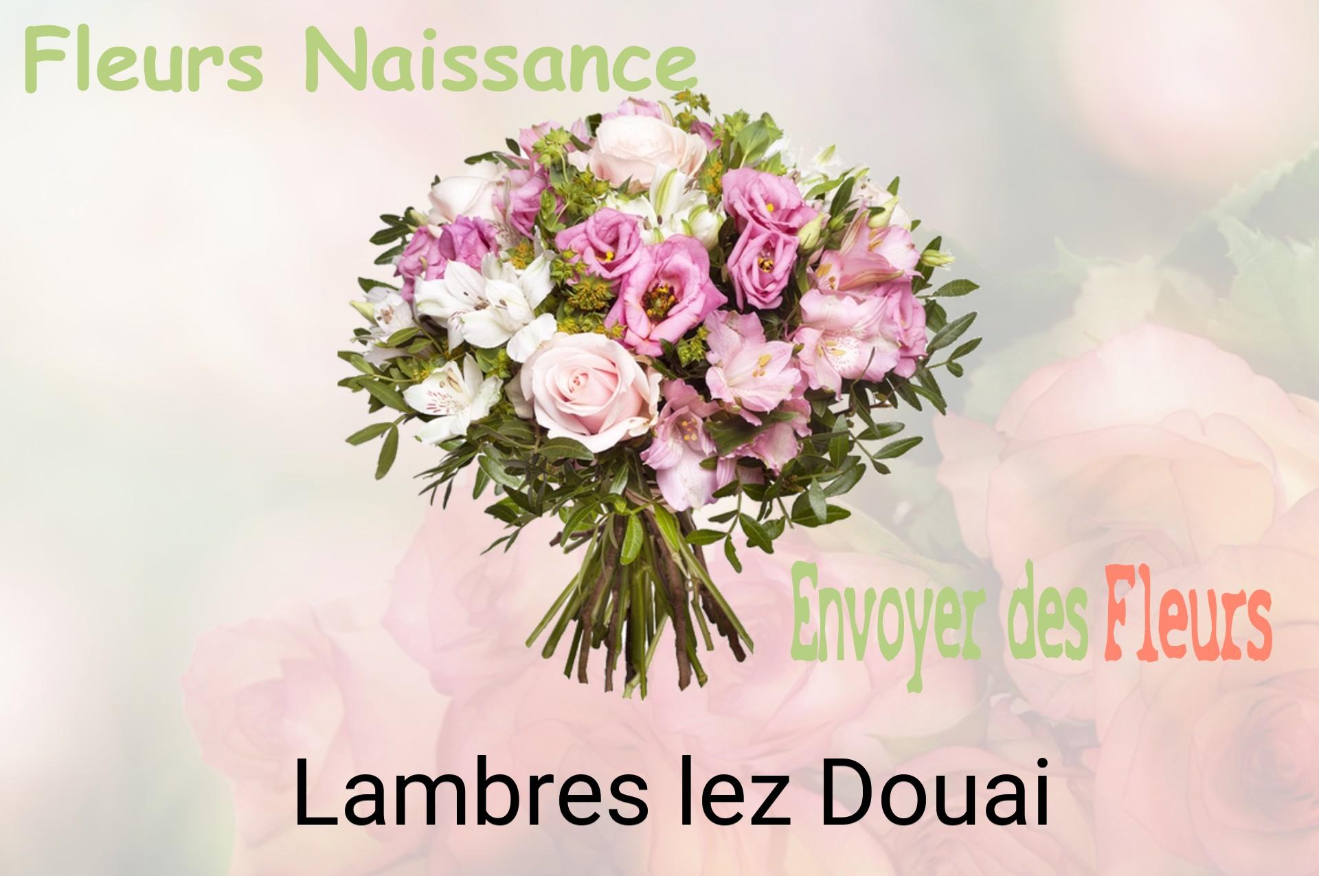 Bouquet de fleurs de naissance livré à Lambres-lez-Douai